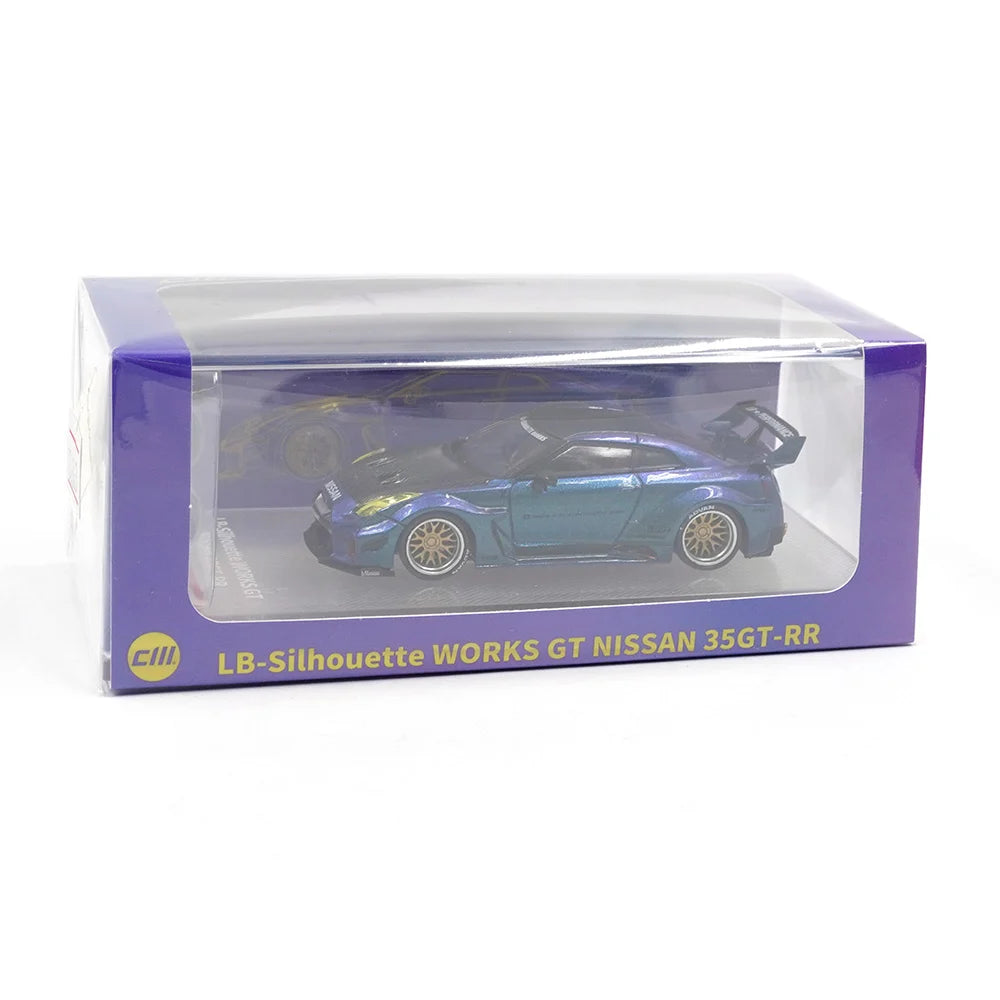 CM Model 1:64 Nissan LBWK 35GT-RR – Chameleon with Carbon