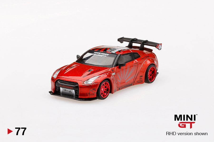 MINI GT 77 LB WORKS Nissan GT-R R35 Candy Red