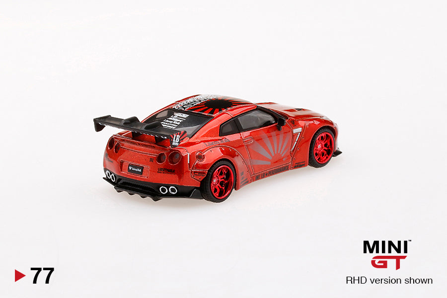 MINI GT 77 LB WORKS Nissan GT-R R35 Candy Red