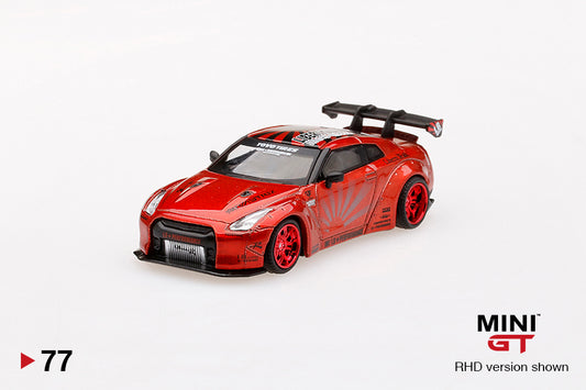MINI GT 77 LB WORKS Nissan GT-R R35 Candy Red