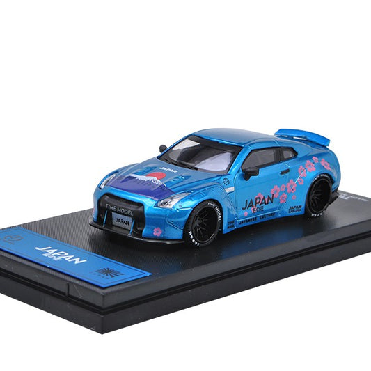 Time Micro GT-R R35 Sakura Liberty Walk – Mașinuță 1:64 de colecție