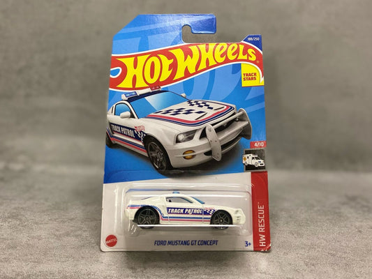 Hot Wheels Ford Mustang GT Concept – mașinuță 1:64 cu design futurist și proporții de concept car

