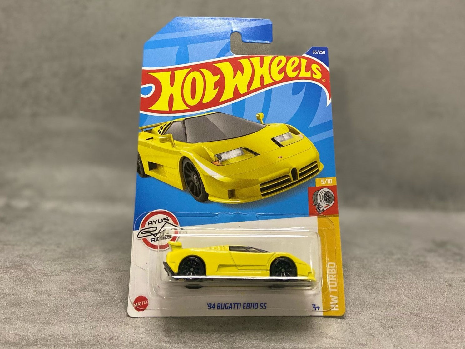 Hot Wheels '94 Bugatti EB110 SS – mașinuță 1:64 supercar clasic din seria Mainline

