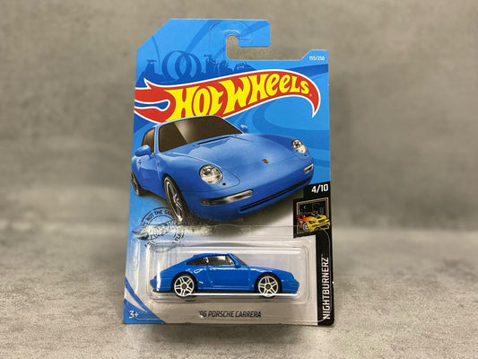Hot Wheels '96 Porsche Carrera – mașinuță 1:64 cu design german clasic, din seria Mainline

