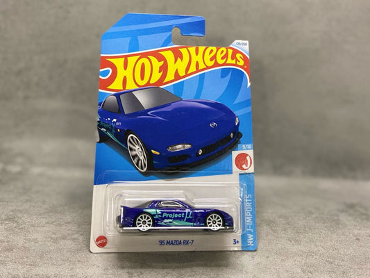 Hot Wheels '95 Mazda RX-7 – mașinuță 1:64 JDM sport din seria Mainline

