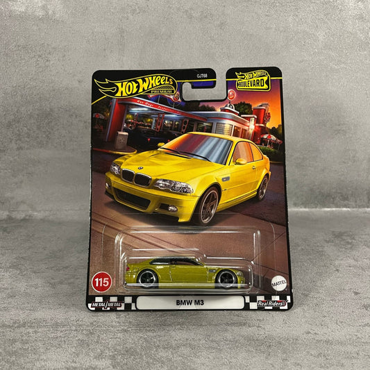 Hot Wheels Premium Boulevard BMW M3 – Mașinuță 1:64 de colecție

